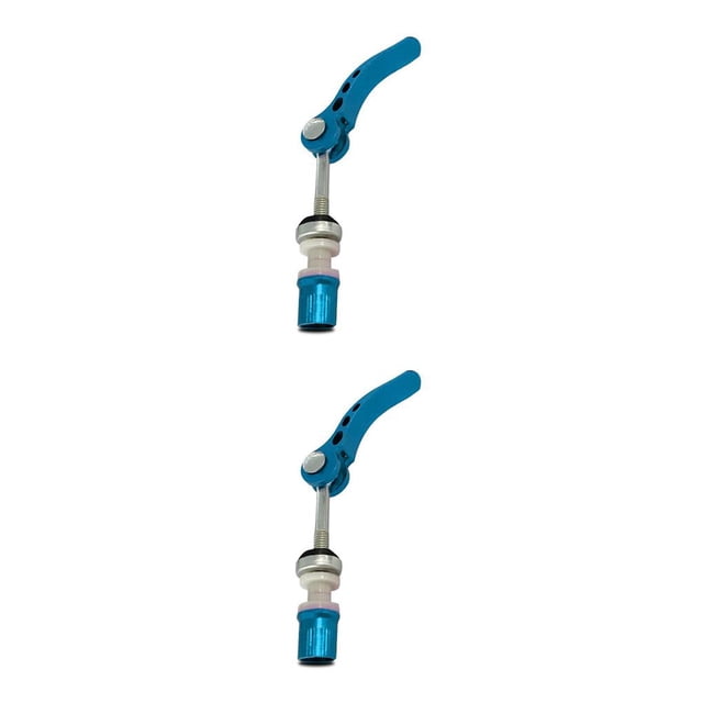 Sonducket Palanca de liberación rápida para bicicletas, abrazadera de tubo de asiento de aleación de aluminio, Clip portátil para deportes al Azul 2piezas