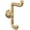 Champagne Bronze, variant on Delta 73535 Saylor Double Robe Hook - Black