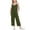 Army Green-2, variant on Girls Tween Jumpsuit Spaghetti Strap Sleeveless Loose Overalls Pants with Pockets Girls Back To School Clothes 12-13 Years