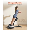 thumbnail image 3 of VEVOR Sissy Squat Machine, Multi-Function Deep Sissy Squat Bench for Leg Muscle Training, Easy Setup & Foldable Core Waistline & Glute Workout Equipment, Leg Exercise Machine for Home Gym, Black, 3 of 9