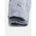 thumbnail image 3 of Scenario Women's Cable Knit Mittens, Medium Grey Heather, 3 of 4