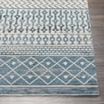 thumbnail image 5 of Hauteloom Pinamopoan Living Room, Bedroom Machine Washable Area Rug - Bohemian, Transitional - Teal, Black, Blue - 6'7" Round, 5 of 12