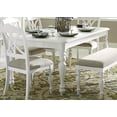 thumbnail image 2 of Bowery Hill Transitional Wood Dining Bench in Oyster White, 2 of 2