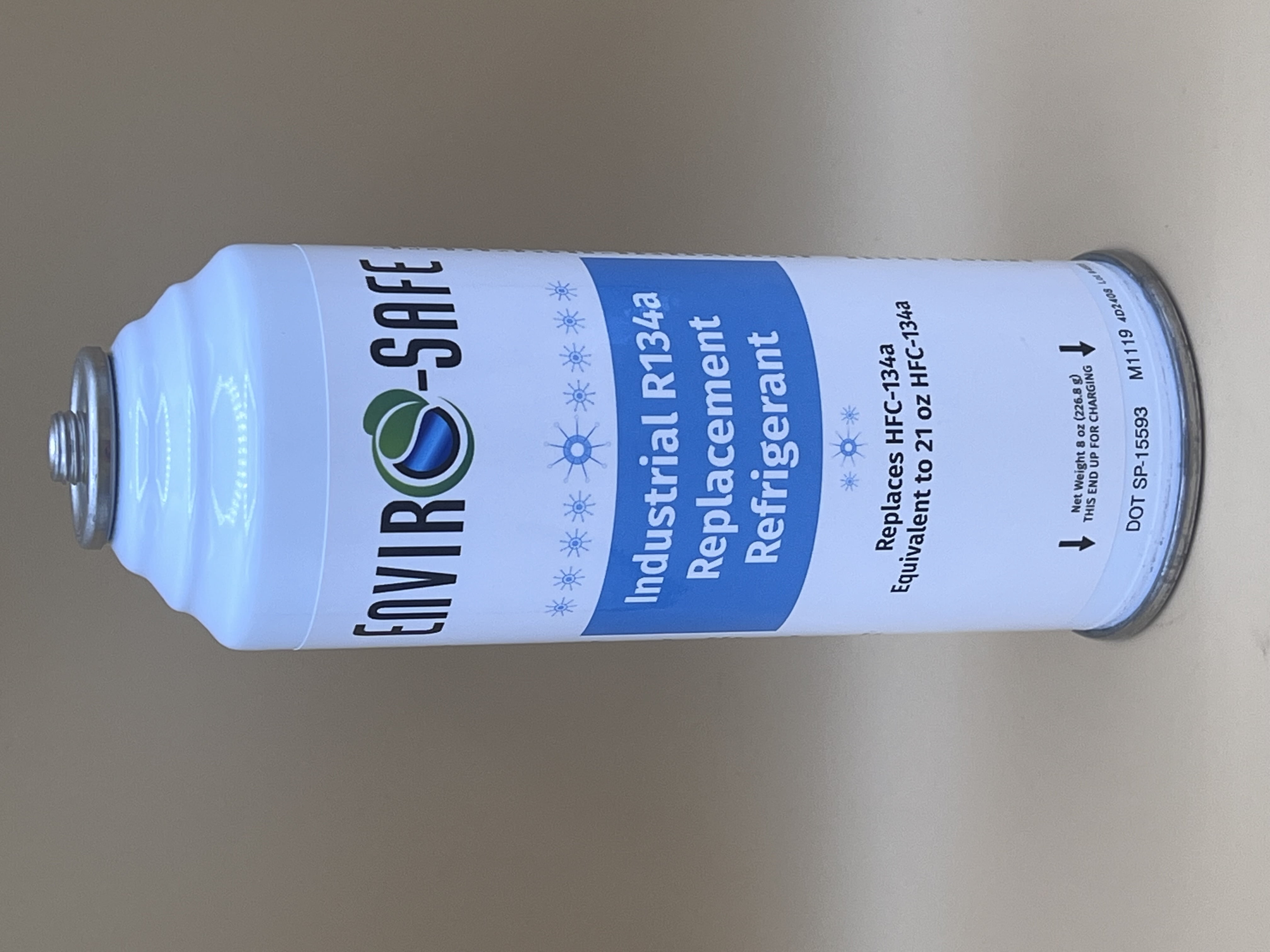 Enviro-Safe Industrial, R134a Automotive Refrigerant, 8 oz