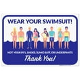 thumbnail image 1 of Wear Your Swimsuit Sign, Pool Sign,, 1 of 1