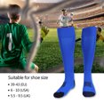 thumbnail image 3 of Calcetines antideslizantes suaves y transpirables para mantener el calor al aire libre para hombre, fútbol, baloncesto, correr (azul), 3 of 7