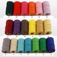 thumbnail image 2 of 2mm 100m DIY Cotton Thread Colorful Cord String Strap braiding thread 2mm decorative Decorative Rope Wire Clothes Making Supplies, 2 of 9
