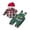 Green, variant on Cjfdfy Newborn Baby Boy Christmas Fall Outfit Plaid Bow Long Sleeve Romper Overalls Pants And Santa Hat Infant Cute My 1St Christmas Fall Winter Clothes 0-18M