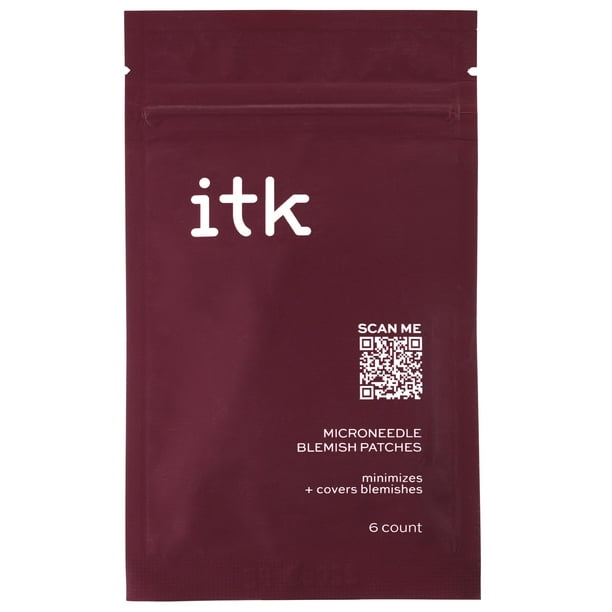 Parches de microagujas para imperfecciones de ITK para mujeres - 6 unidades