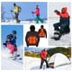 thumbnail image 2 of FLhrweasw Hombres Mujeres USB Recargable 3 Calor 5 Zona Climatizada Sudadera Con Capucha (Negro 3XL), 2 of 9