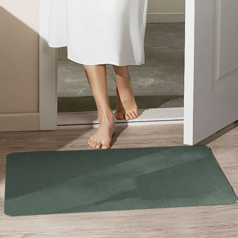 2023 Bath Stone Mat Luxury Diatomaceous Earth Shower Mat- Non-Slip Fast  Drying Mat for Kitchen