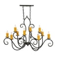thumbnail image 7 of Meyda Tiffany 149375 Clifton 10 Light 28" Wide Taper Candle Style Chandelier - Custom, 7 of 7