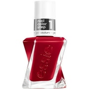 gel couture by essie gel-like nail polish, vegan, red, bubbles only, 0.46 fl oz