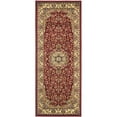 thumbnail image 3 of SAFAVIEH Lyndhurst Gabriella Traditional Bordered Runner Rug, Red/Ivory, 2'3" x 8', 3 of 10