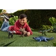thumbnail image 3 of Jurassic World Rebirth Gigantic Thrashers Tyrannotitian Dinosaur Figure Toy, Tail Activated Attack, 3 of 8