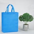 thumbnail image 5 of Unique Bargains 38x30cm Non-Woven Vertical Style Reusable Gift Bag, Sky Blue 10 Pack, 5 of 5