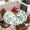 Green, variant on Green Leaves Round Tablecloth, Fitted Table Cover with Elastic for 45"-54" Round Tables, Watercolor Spring Botanical Country Beige Table Cloth Outdoor Indoor Dinning Party Waterproof Tablecloths