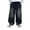 1#Black, variant on Tiijoy Little Boys Baggy Jeans Elastic Waist Loose Straight Leg Denim Pants, Sizes 5-14