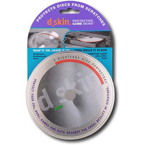 D_skin Protective Disc Skins CD surface protective film (pack of 5)