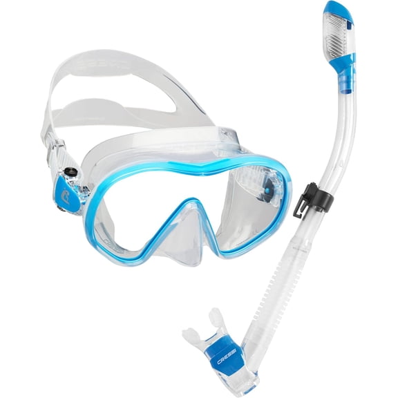 Cressi F-Dual Mask and Supernova Dry Snorkel
