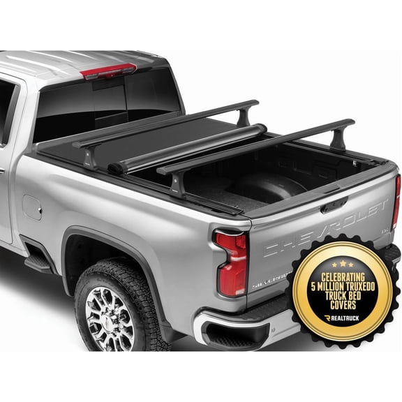Truxedo 1245816 Pro X15 TS Soft Roll-Up Tonneau w/ T-Slot Rails Fits 2007-2021 Toyota Tundra, 6'7" Bed