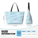 thumbnail image 4 of Fotbe Blue Marble Bolsa de Viaje para Playa - Resistente al Agua, Bolsa Tote de Gran Capacidad y Ligera con 7 Bolsillos para Mujeres y Hombres, 4 of 7