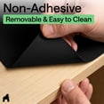 thumbnail image 6 of GORILLA GRIP Shelf Liner, DuraGuard Ribbed Waterproof Drawer, Cabinet Protection, 20x20, Black, 6 of 10