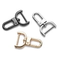 thumbnail image 5 of DEVPSISR 4 piezas cierre giratorio de gancho de presión desmontable con bolsa de tornillo correa de bolso reemplazo de hardware Gunmetal1, 5 of 5