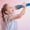 Blue, variant on bxhwj Kids Karaoke Microphone Toy with Echo and LED Lights, Children's Singing Microphone Electronic Musical Toy, Pretend Play Role Play Birthday Party Gift for Toddlers