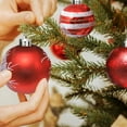 thumbnail image 3 of Hwkond Indoor Christmas Decor Christmas Plating Ball Christmas Hangings Painted Christmas Ball Plastic Ball Colourful Christmas Ball Hanging Decoration Ball., 3 of 5