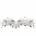thumbnail image 3 of Pemberly Row 6 PCS Corduroy Flexible Combination Olive Sectional Living Room Set, 3 of 11