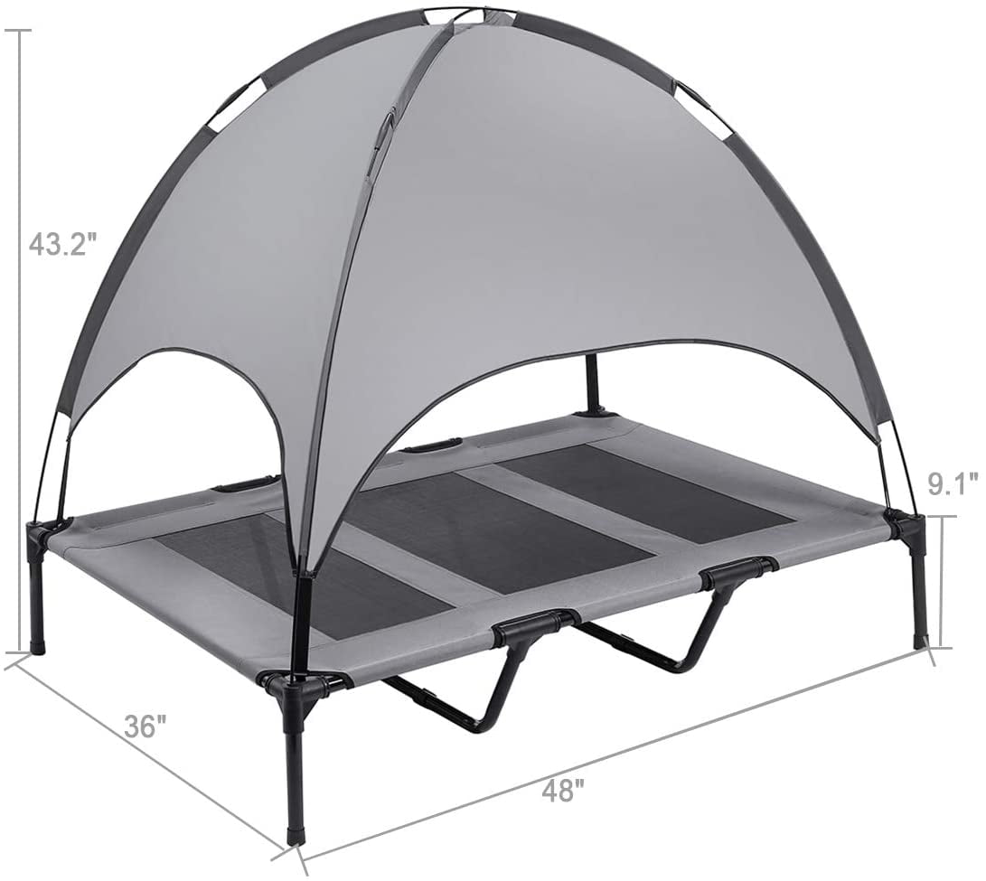 dog bed with canopy for outside