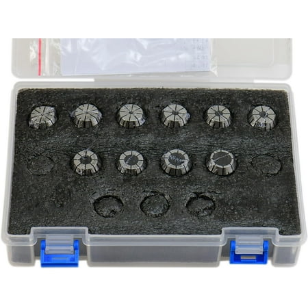 

Shars 10PCS 1/16-1/2 Precision ER20 Collet Set 202-6491 S[