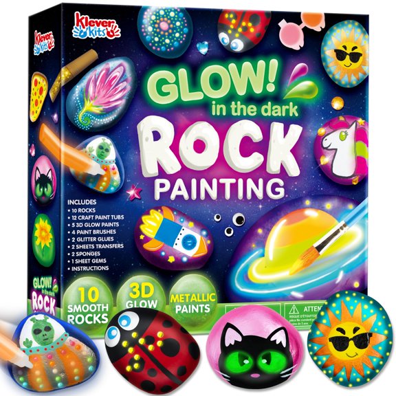 Kit de pintura rupestre JOYIN que brilla en la oscuridad para niños de 6 a 12 años