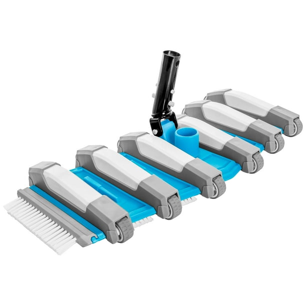 19" Pro HD Weighted Flexible Concrete Swimming Pool Vacuum Head Side