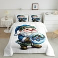 thumbnail image 2 of jejeloiu Cartoon Gnome Full Size Comforter Sets,Merry Christmas Bedding Comforter Set,Xmas Berry Leaves Bedding Sets For Boys Girls,Luxury Bedroom Decor,3-Piece, 2 of 8