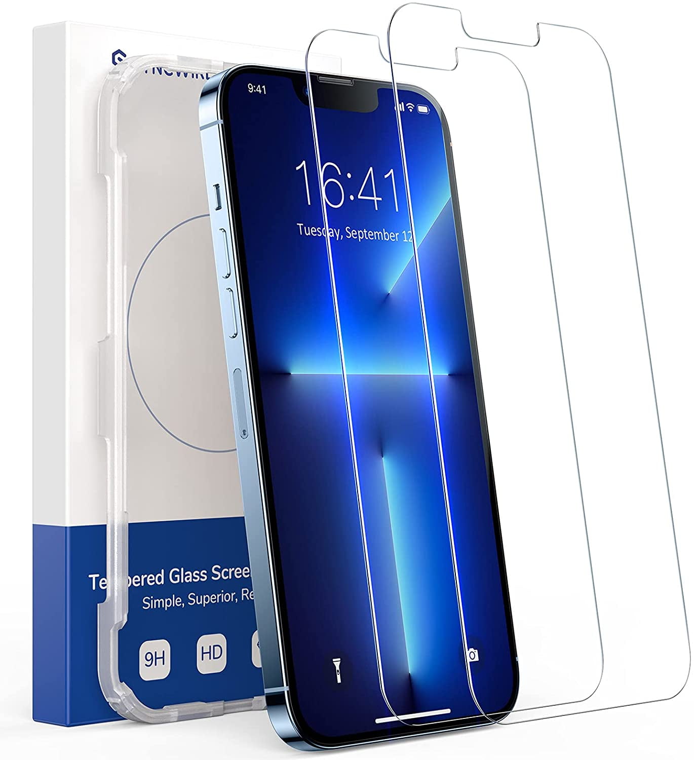 Syncwire Tempered Glass Screen Protector for iPhone 14 / iPhone 13
