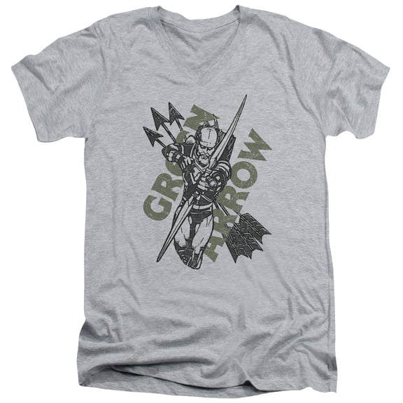 Jla - Archers Arrows - Slim Fit V Neck Shirt - Small