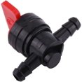 thumbnail image 2 of Universal Inline Fuel Tap Fuel Line Valve 1/4 Inline On Off Fuel Switch Tap Motorcycle Fuel Shut Off Valve Lawn Mower Accessoriesredblack4pcs), 2 of 5
