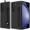 thumbnail image 1 of For Samsung Galaxy Z Fold 7 Slim Matte PC Shockproof Phone Cases With S Pen - Black, 1 of 5