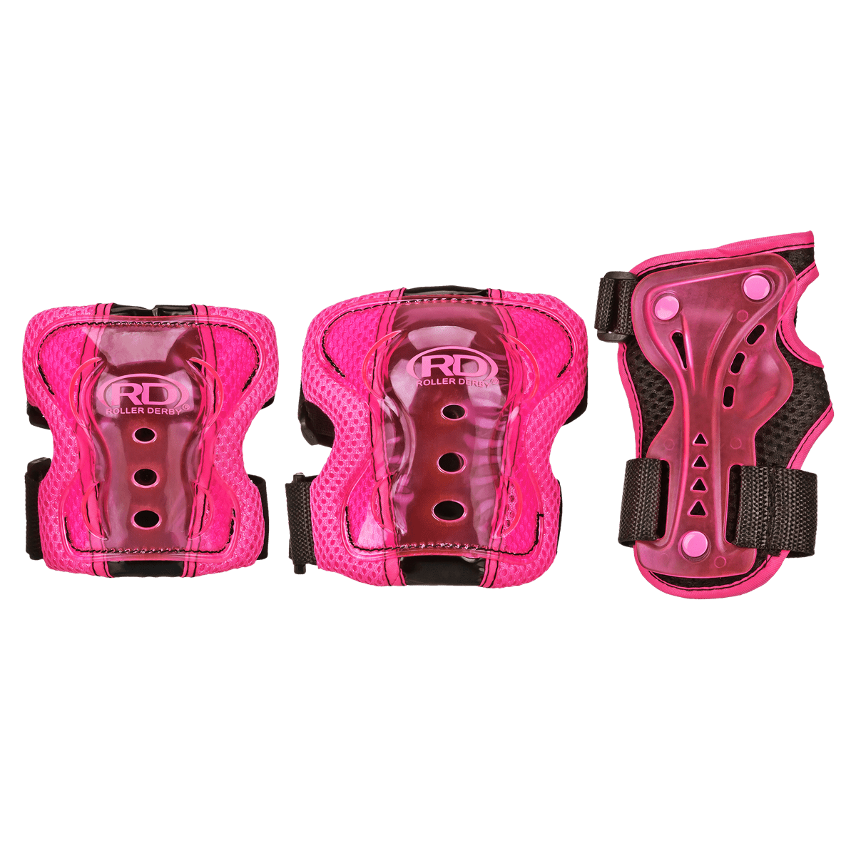 Roller Derby Protective Pack, Knee Pads, Wrist Guards, Elbow Pads