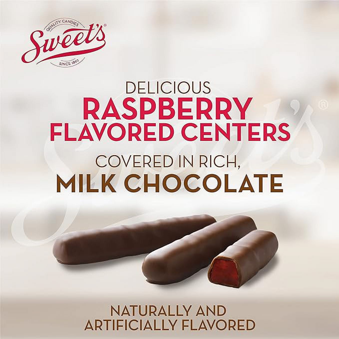 Sweet Candy Sweets Raspberry Sticks, 10.5 oz