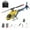 Blue & Yellow-2 batteries, variant on RC ERA A60 Mini Bell206 RC Helicopter, 6-Channel Gyro Stabilized Aircraft with Altitude Hold & One-Key Takeoff, Indoor Outdoor Remote Control airplane for Teens & Adults