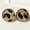 #04, variant on Genuine Leather Leopard Button Studs Earrings Disc Round Dainty Studs Jewelry