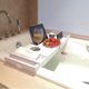 thumbnail image 3 of Bandeja de carrito para bañera,Bañera Bandeja para carrito Bamboo Spa Bañera Organizador para carrit CACAGOO Negro, 3 of 7