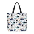 thumbnail image 1 of Easygdp Cartoon Helicopters Bolsa Tote para Mujer, Bolso de Hombro para Trabajo, Playa, Viajes, Compras y Supermercado, 1 of 7