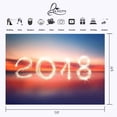 thumbnail image 3 of ABPHOTO Polyester 7x5ft 2018 Celebration Backdrop Golden Fireworks Dreamy Dusk Photography Background, 3 of 5