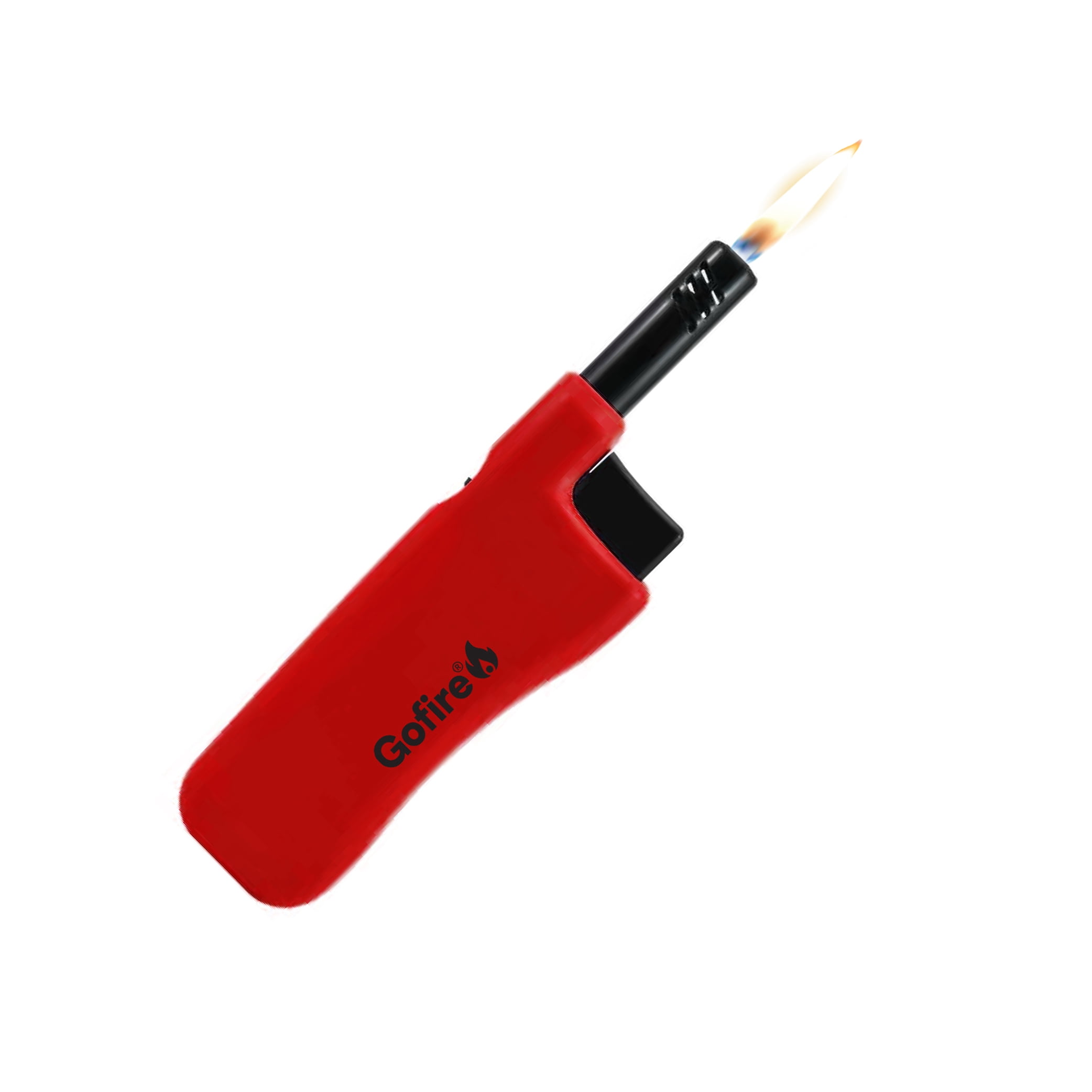 Gofire Mini Refillable BBQ Lighter with Child-Resistant Lock and Extended Metal Nozzle