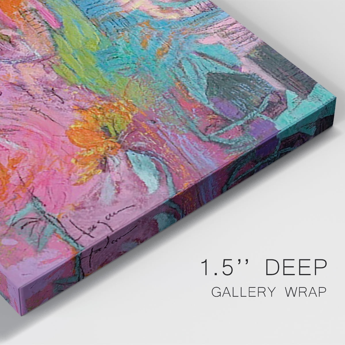 My Pink House Premium Gallery Wrapped Canvas - Ready to Hang