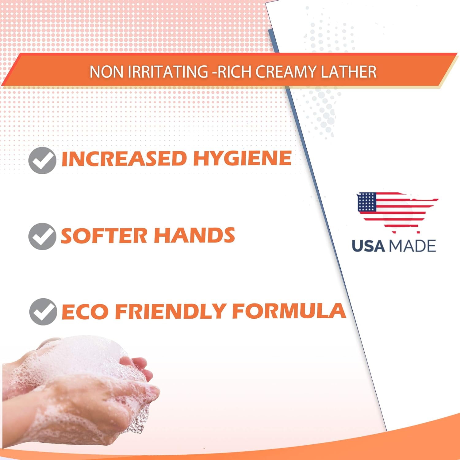Peach Scented Hand Soap [ Liquid Gel Refill ] Softer Hands Made in USA, 128 Ounce (1 Gallon)